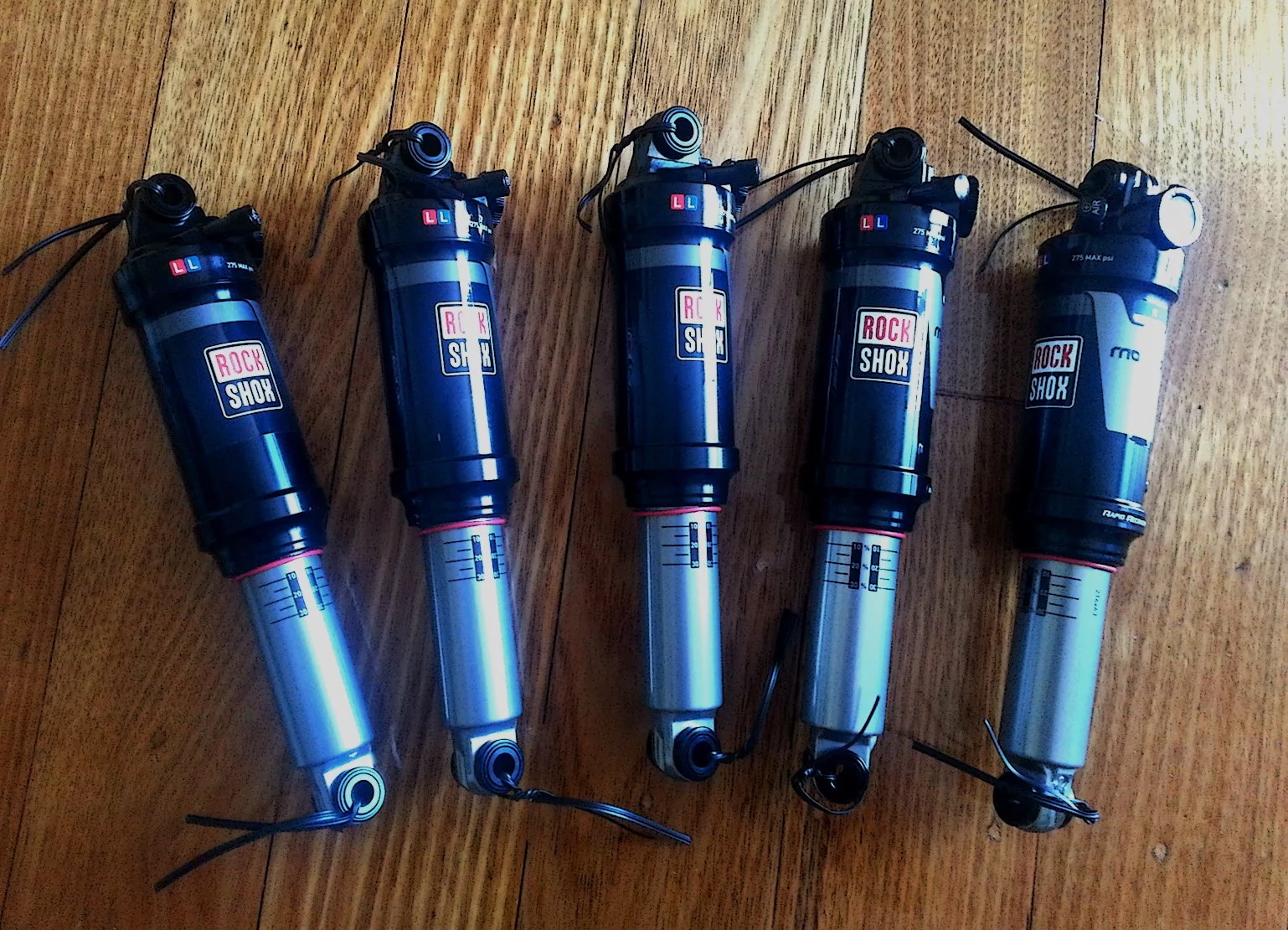 Each BajaBoard sports four mountain-bike-like shock absorbers