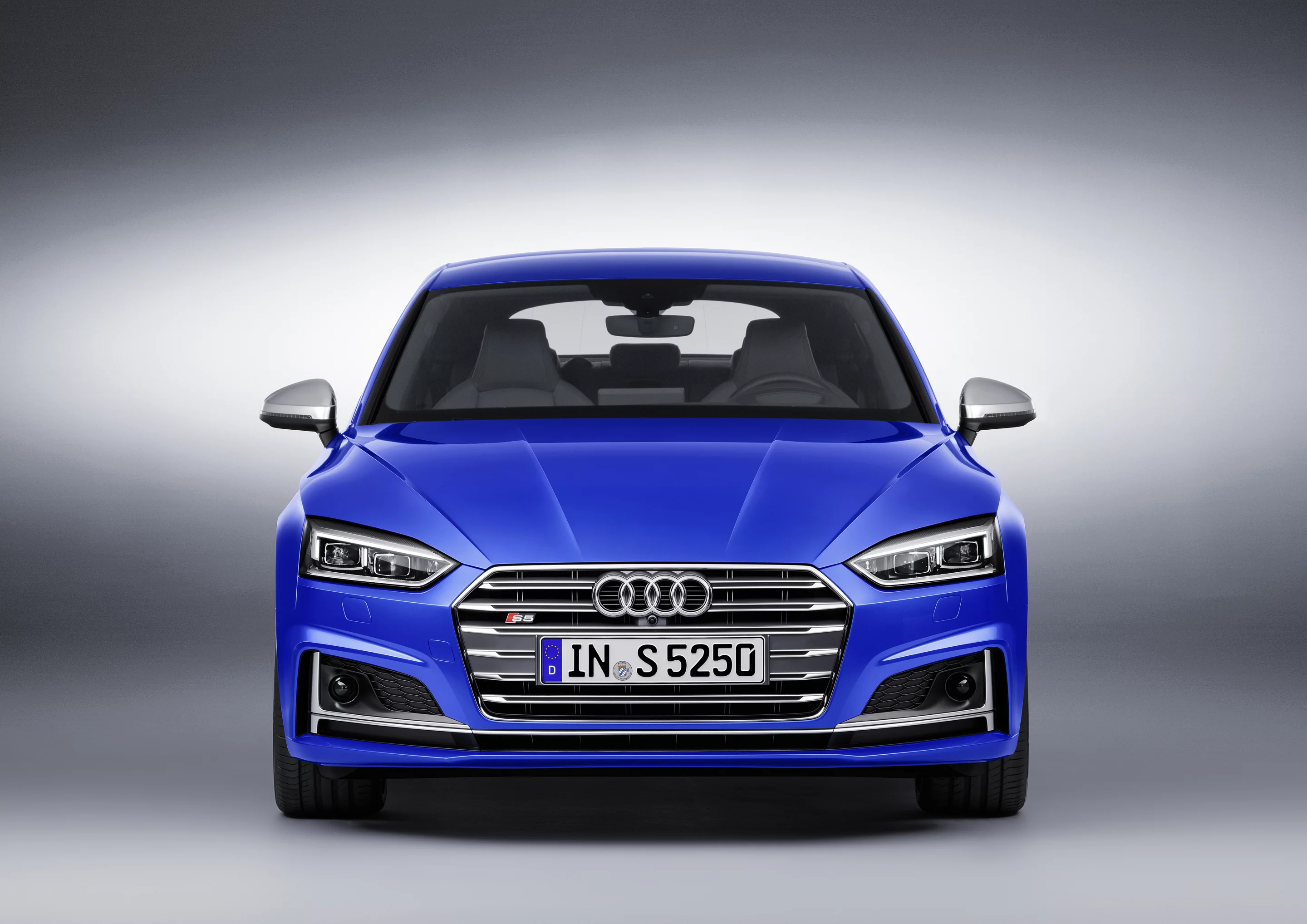 The new Audi S5 Sportback looks like a regular coupe from front on