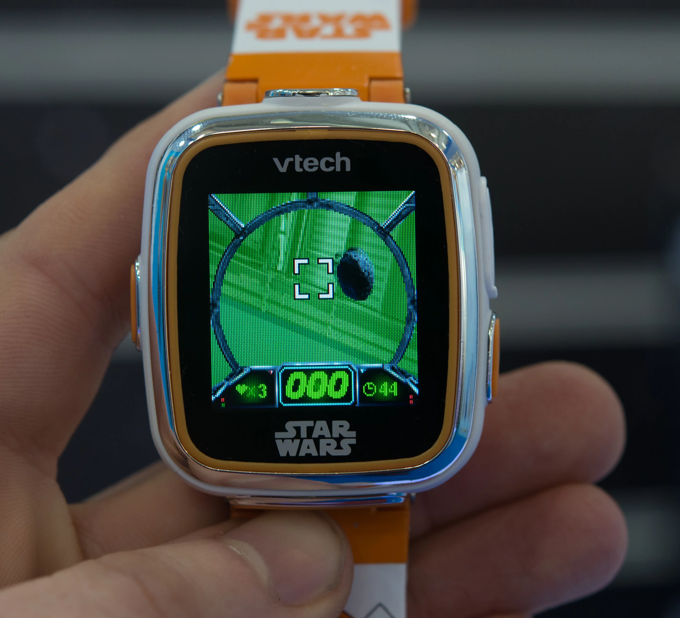 The VTech camera watch now has a number of Star Wars games to match its new looks