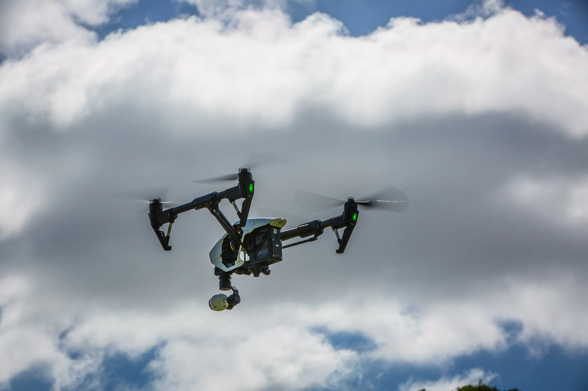 DJI Inspire 1: stable in windy conditions (Photo: Noel McKeegan/Gizmag.com)