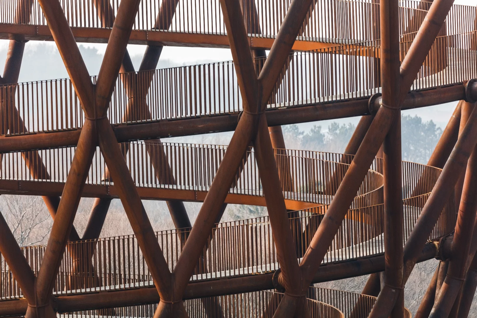 Camp Adventure Tower is located in Gisselfeld Klosters Forest, about an hour's drive south of Copenhagen, Denmark