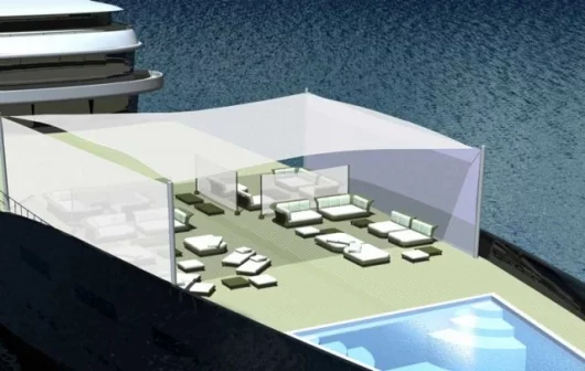 The WallyIsland 325-foot gigayacht