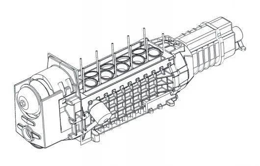 The all-aluminium, ultra-compact, 2110cc V10 engine