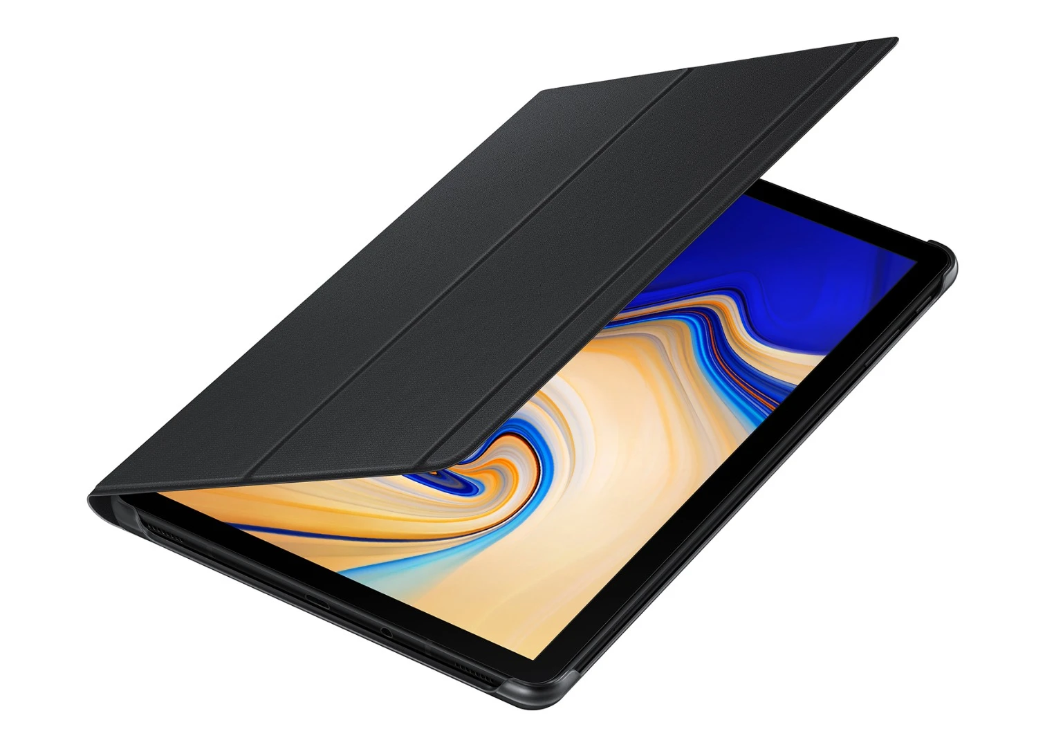 The optional Galaxy Tab S4 keyboard doubles up as a cover