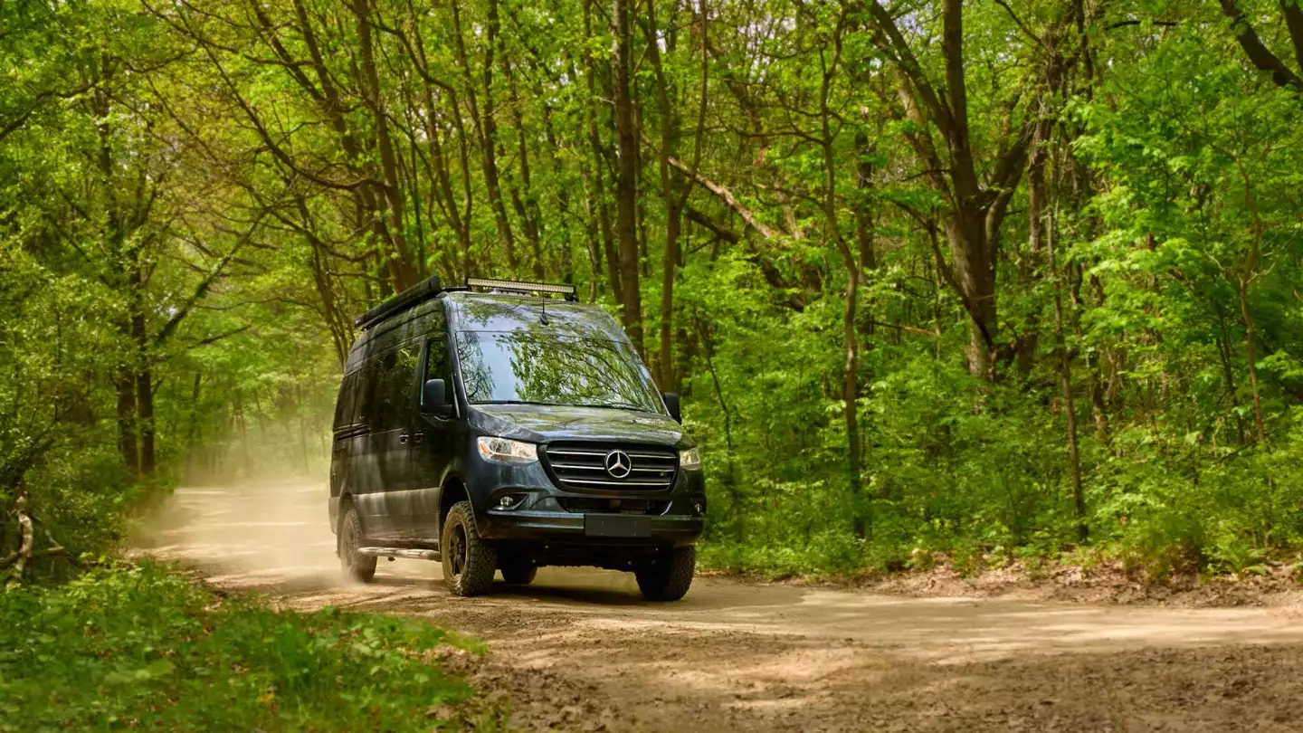 On the (dirt) road with the new Thor Motor Coach Sanctuary camper van