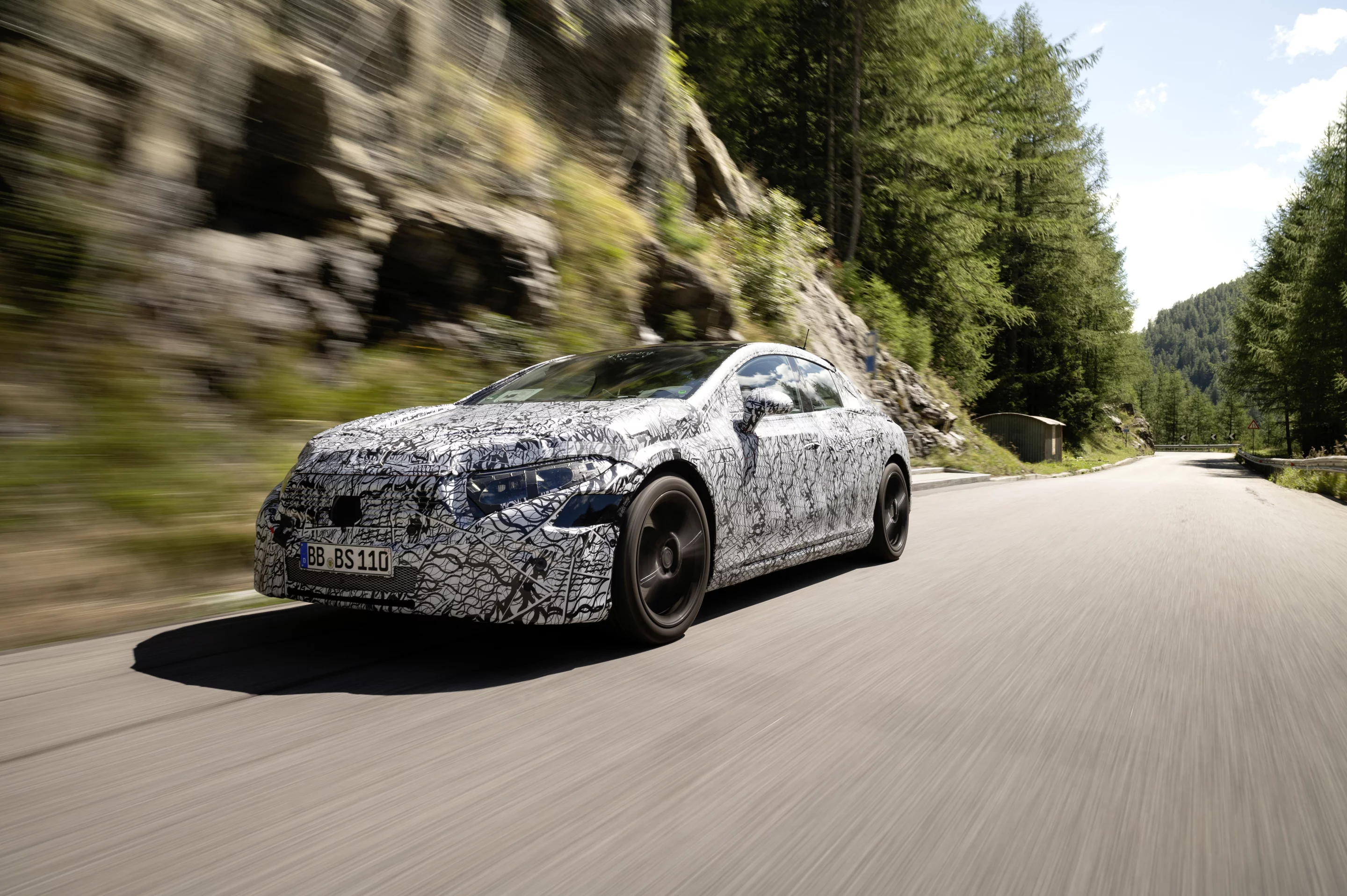 The EQS will become the first Mercedes-Benz vehicle to feature the MBUX Hyperscreen when it debuts this year