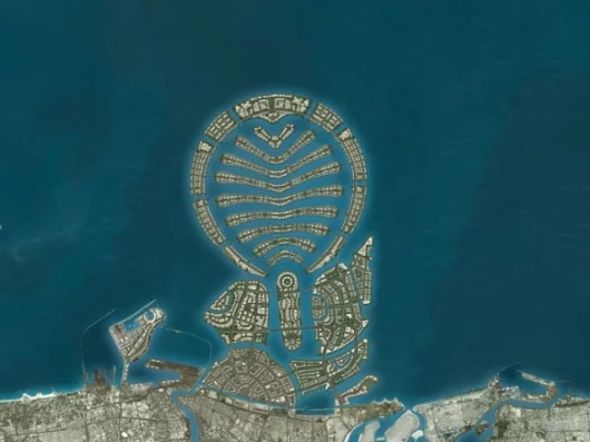 How the Palm Deira will look from the air