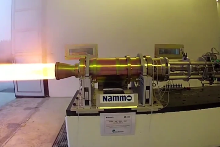 The hybrid rocket engine is one of three power plants which the Bloodhound team hopes will help net them the world land speed record in 2016