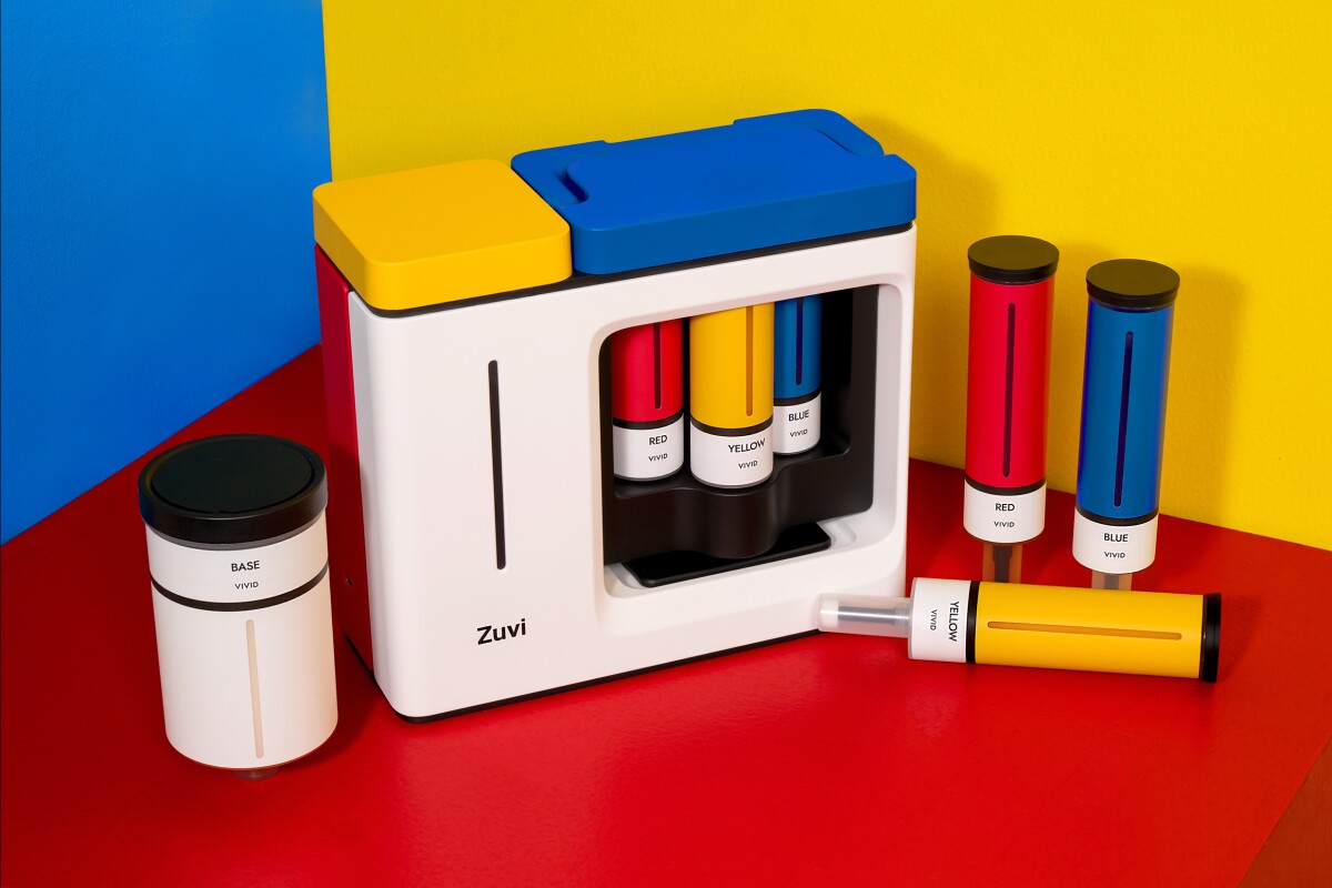 Home system lets users create their own custom-color hair dye