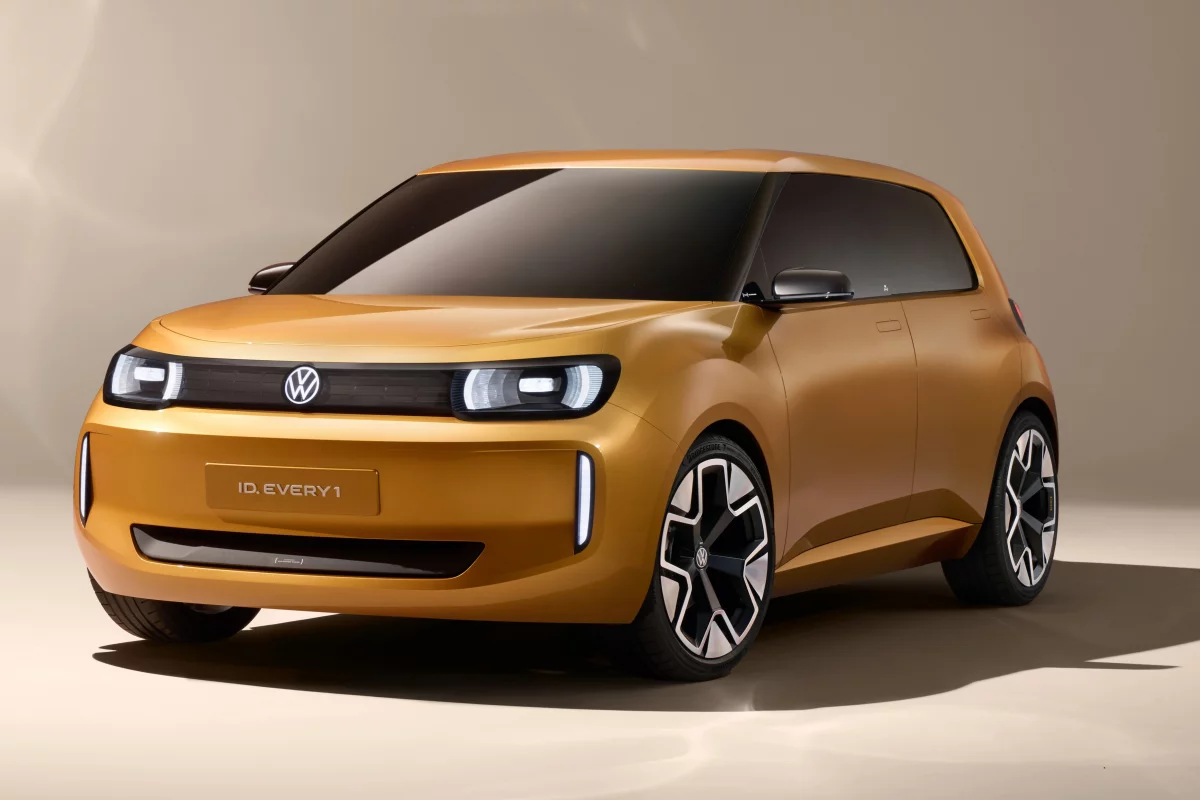 The new ID.Every1 concept gets a stout hatchback look that fits neatly with Volkswagen's heritage