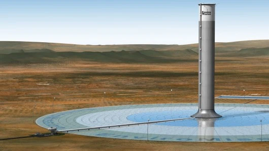 Enviromission's tower is represents a new approach to large scale alternative energy production