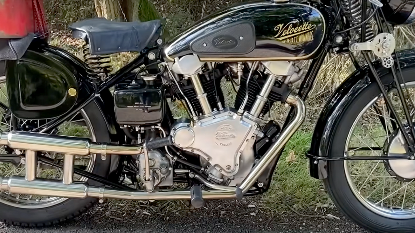 "I like to think of it as the bike Velocette should have made for the 1939 Earls Court Show."