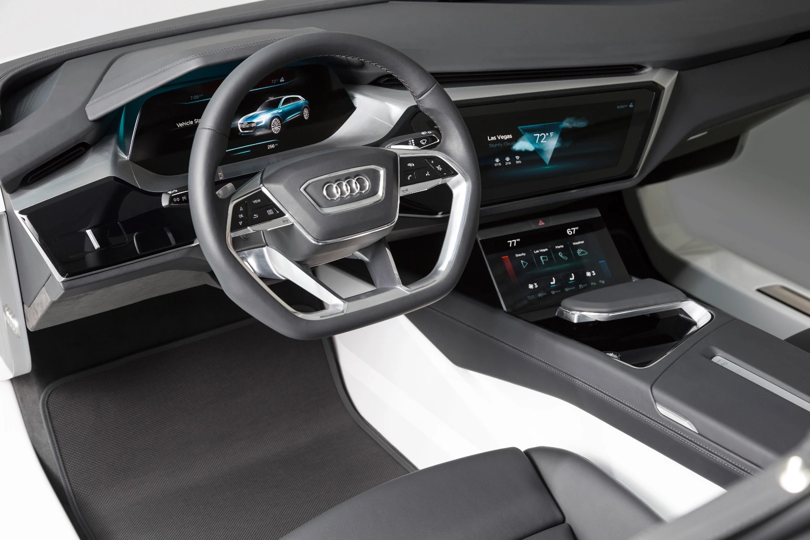 Audi shows an AMOLED-based concept interior at CES 2016