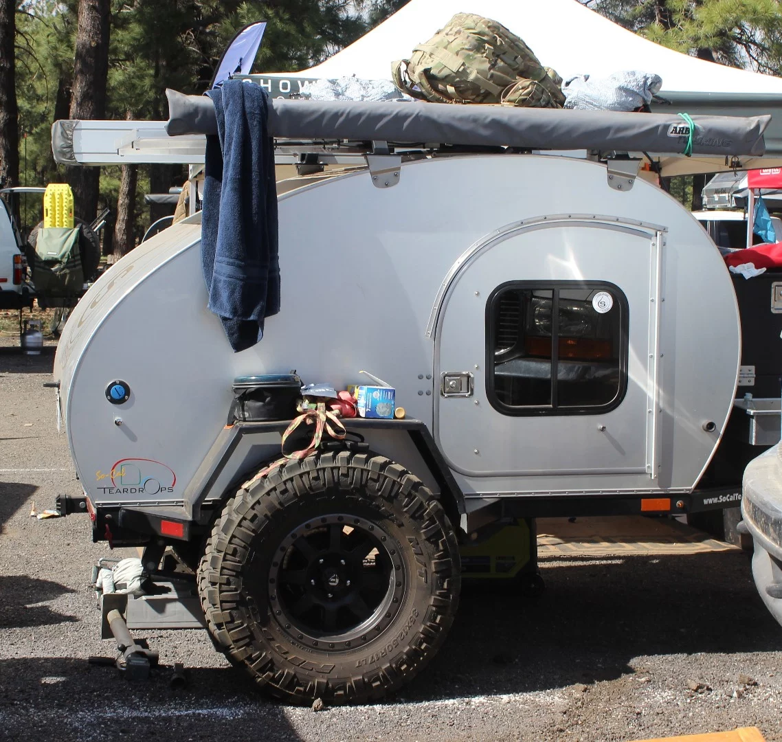 Compact little off-road teardrop from So-Cal Teardrops