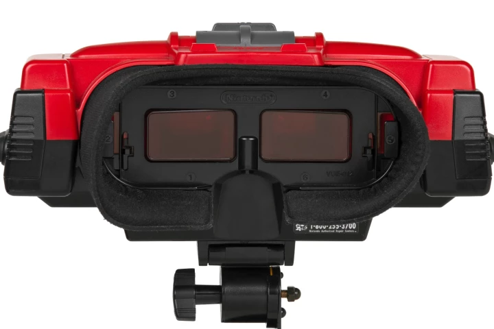The Virtual Boy, an early attempt by Nintendo to create a VR video game console