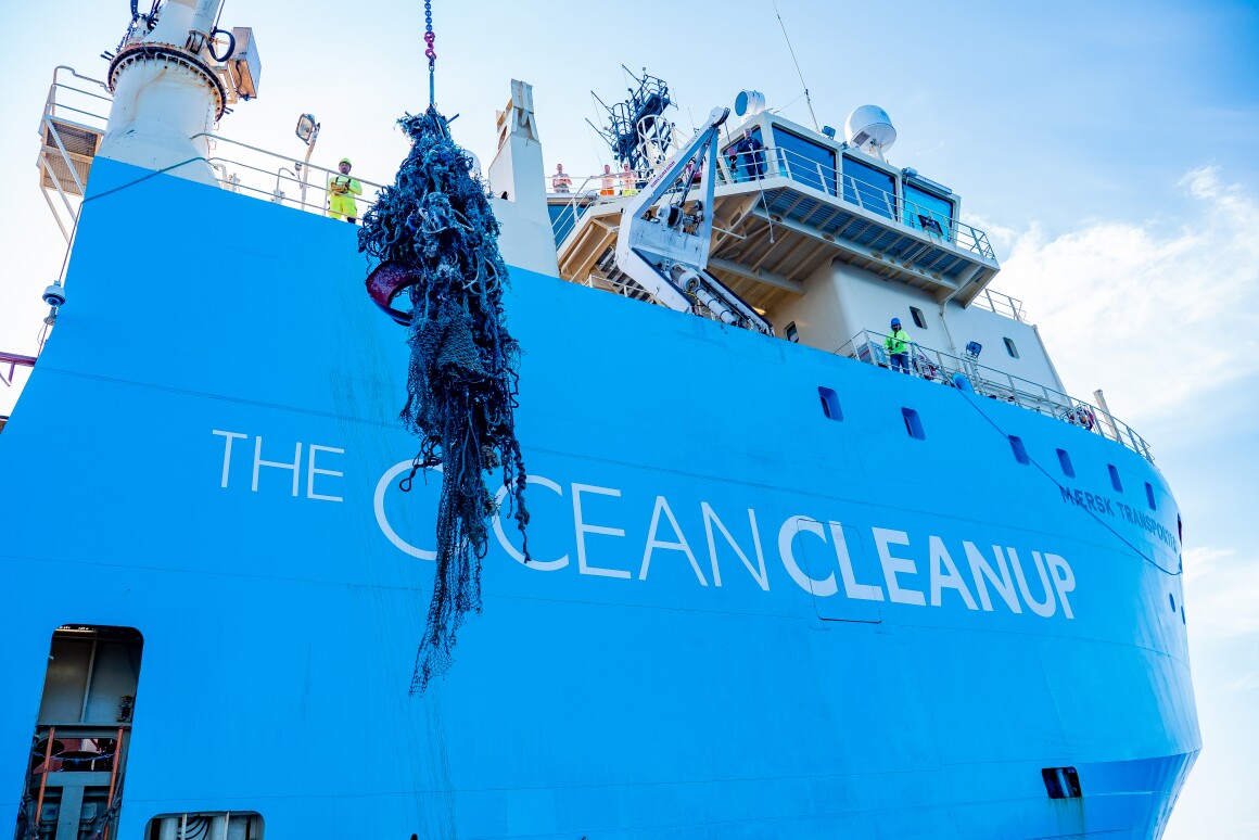 The Ocean Cleanup says the profits from its recycled plastic products will be used to fund its ongoing cleanup operations