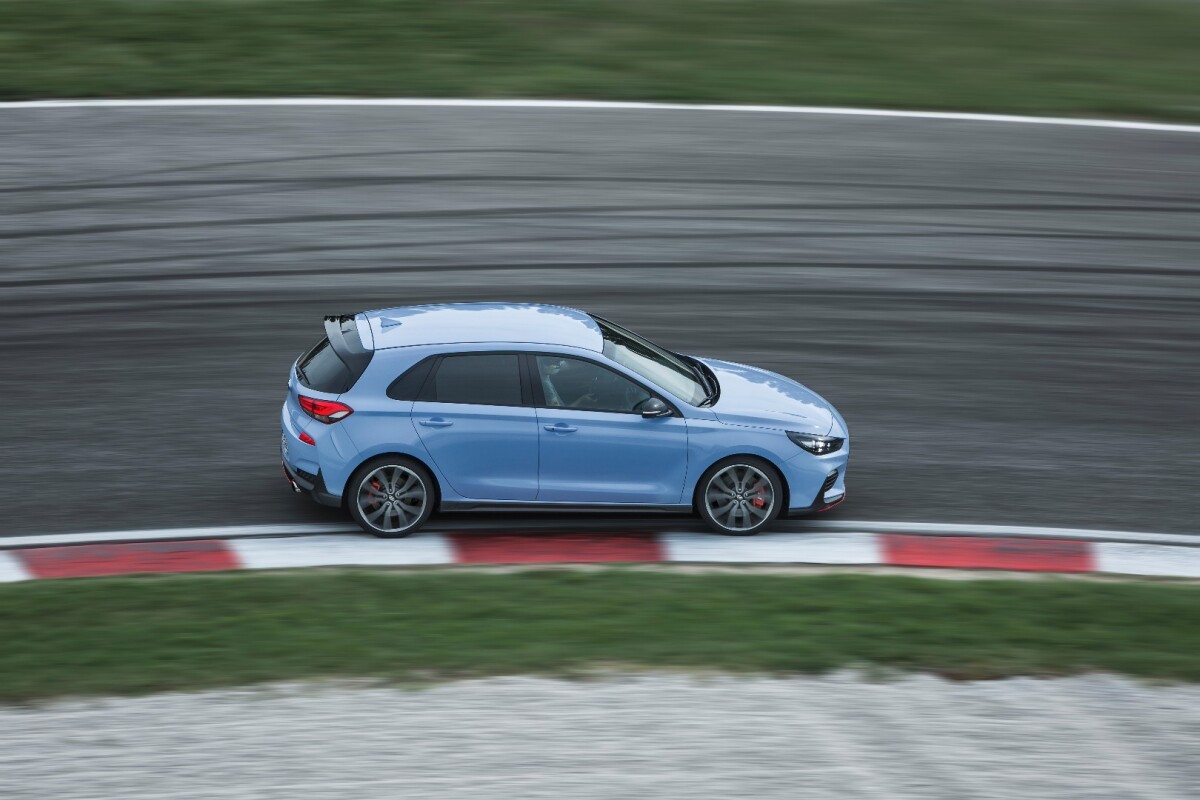 Improvements to the steering, chassis, and suspension all contribute to high-performance handling characteristics in the i30 N