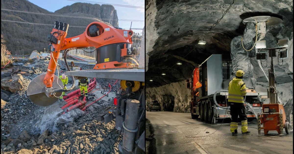 robotic arm cuts rock with surgical precision robotic arm cuts rock with surgical precision