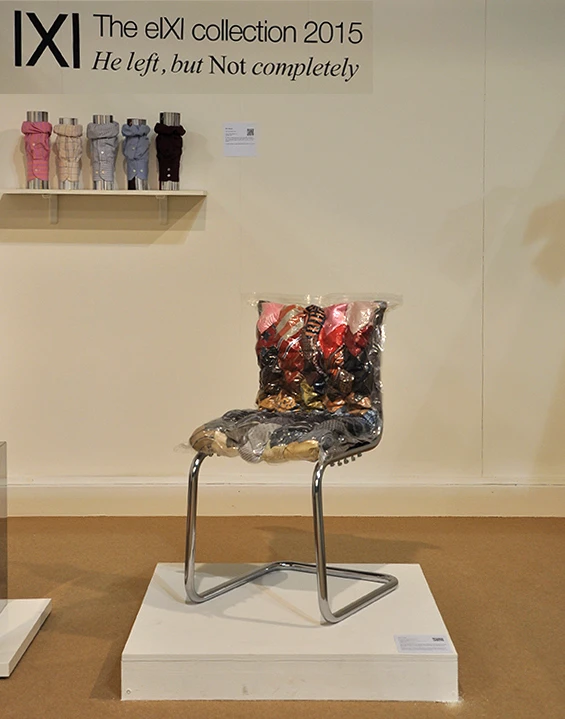 Kimxgensapa upcycles his runaway flatmate's clothes into furniture pieces (Photo: Edoardo Campanale/Gizmag.com)