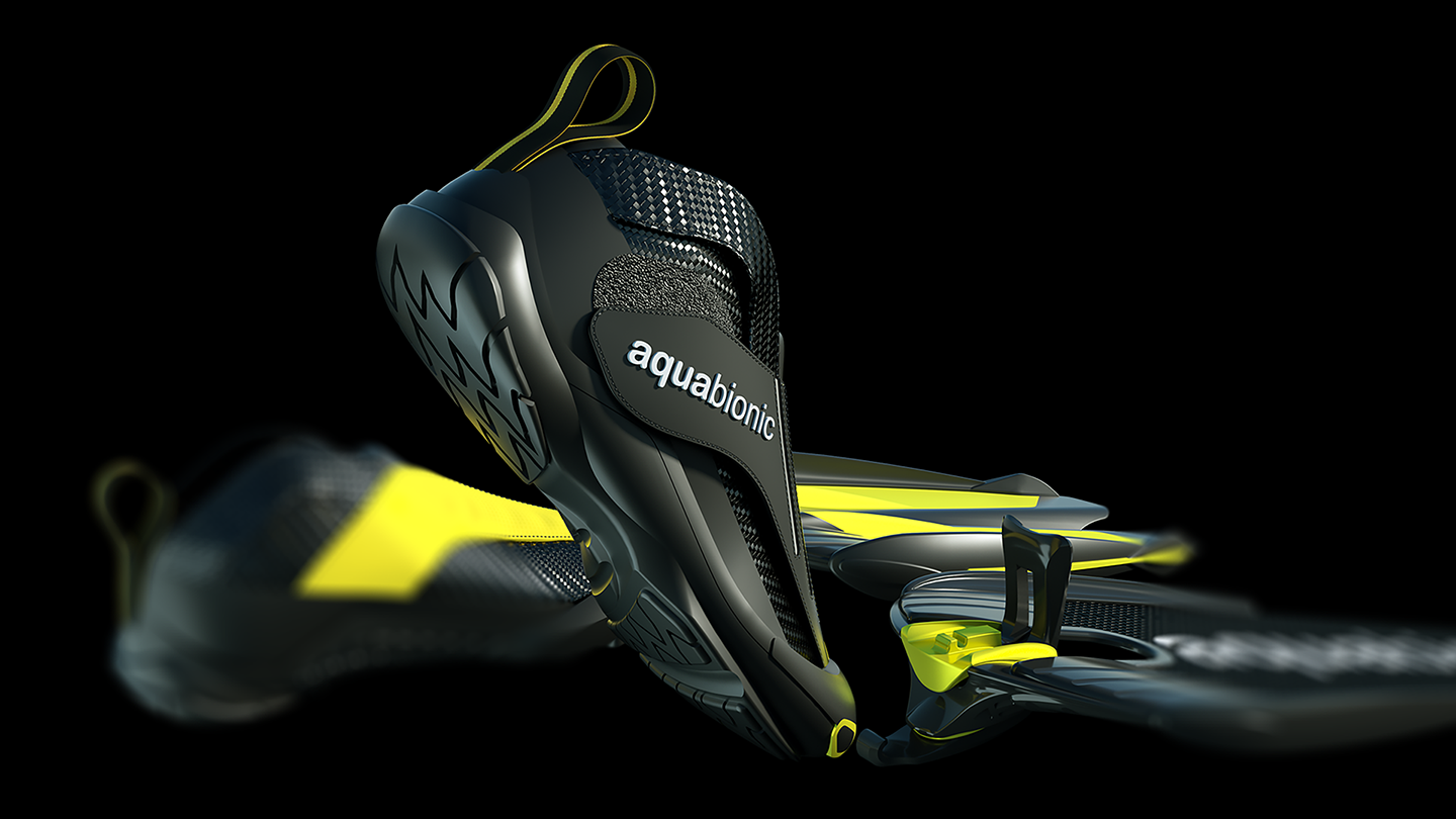 The designers claim that as compared to traditional fins, the abs system feels more natural and less cumbersome while swimming