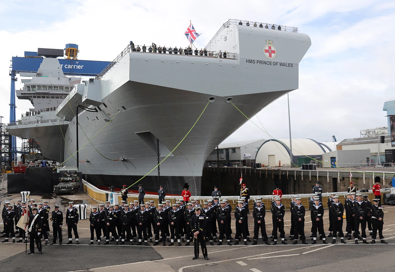 HMS Prince of Wales is Britain's second supercarrier