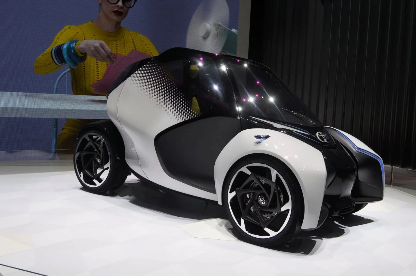 Toyota is aiming the i-Tril squarely at "a sophisticated, single, 30-50 year old active female with two children and a vibrant lifestyle" who lives in a small to medium-sized town