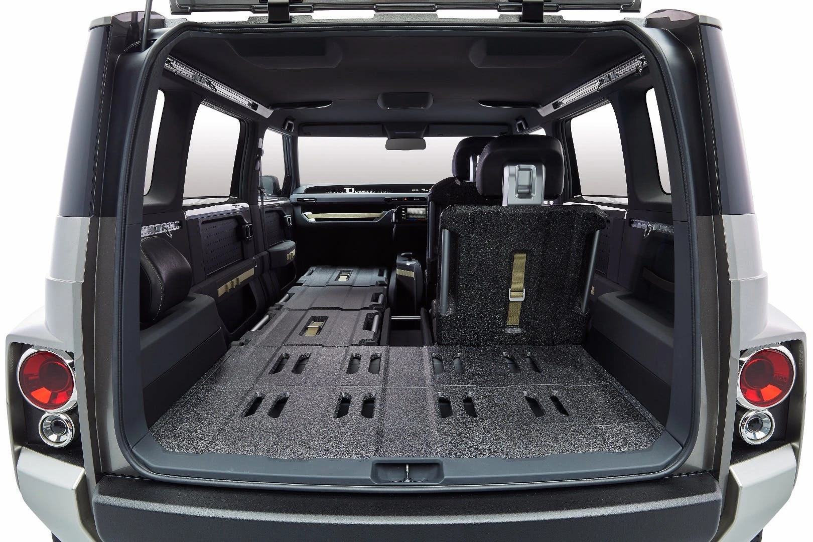 Toyota's Tj Cruiser also has flexible seating ... but it's designed for utility more than comfort