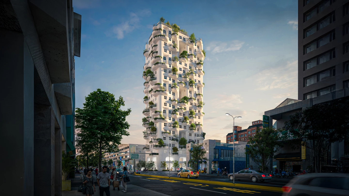 Gaudí-inspired tower gives city slickers a daily dose of nature