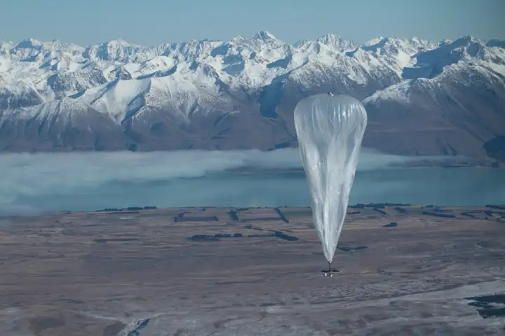 Project Loon balloons have previously been tested n New Zealand and Brazil
