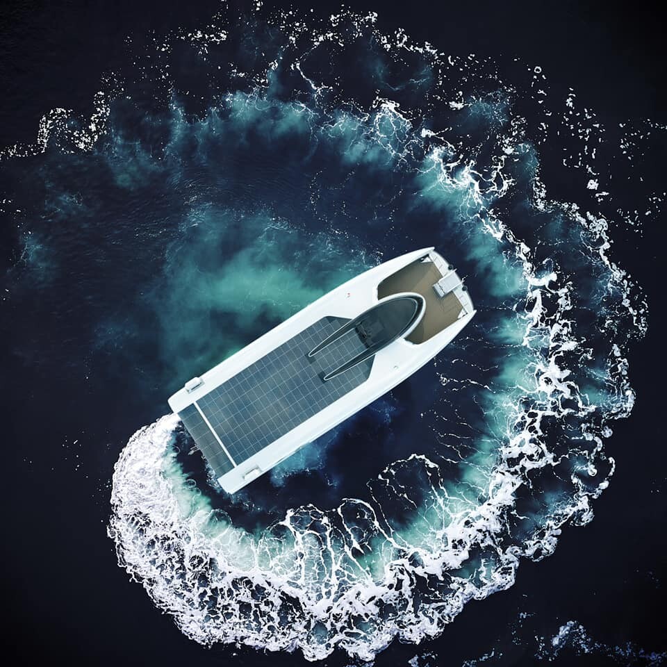 Bird's eye view of the Beluga24 in action