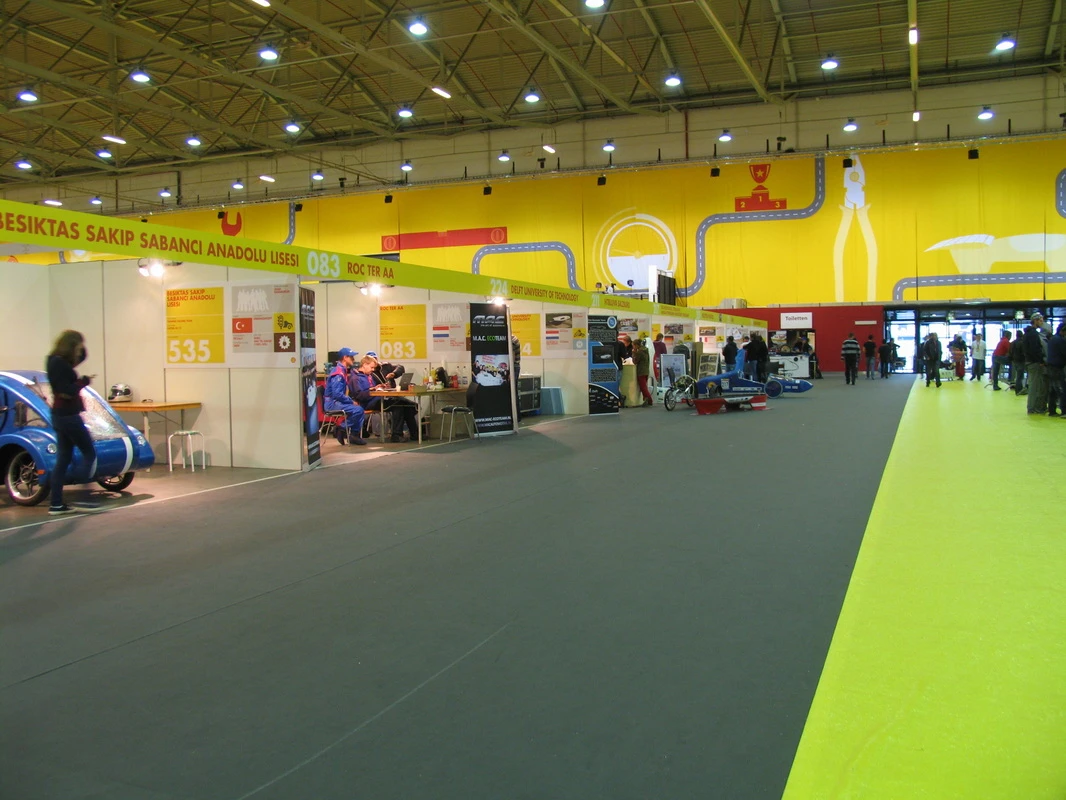 At the European Eco-Marathon event