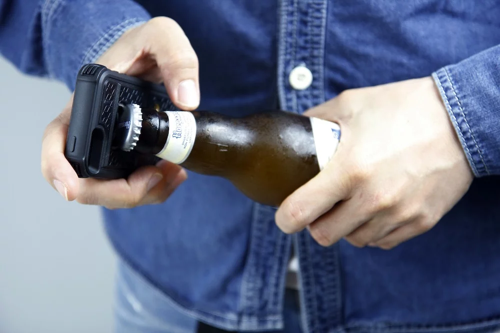 The integrated bottle opener