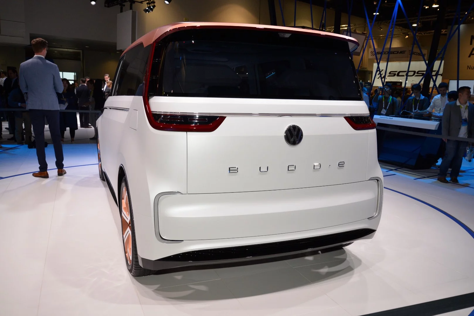 World premiere of the Volkswagen Budd-e concept at CES 2016