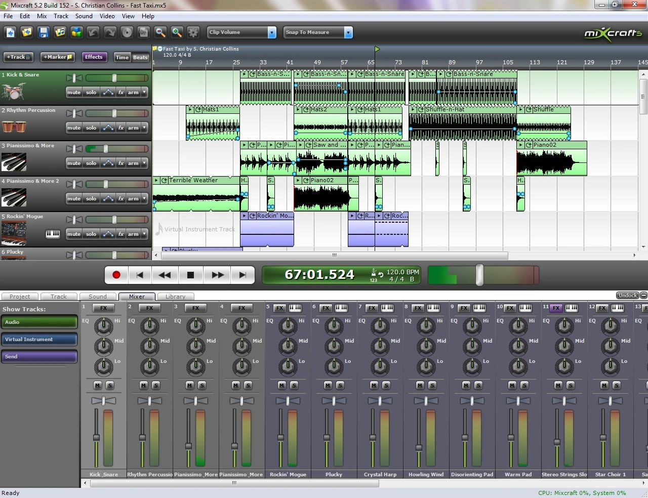 Mixcraft 5 offered a more familiar working environment for the reviewer, and as such was easier to use