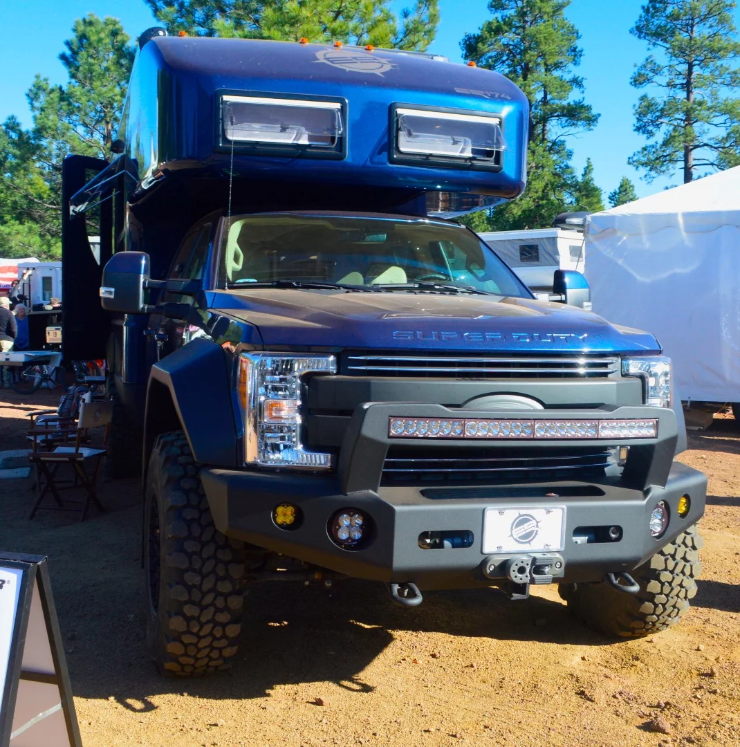 The 2017 EarthRoamer XV-LTS built on the all-new Ford F-550 Super Duty