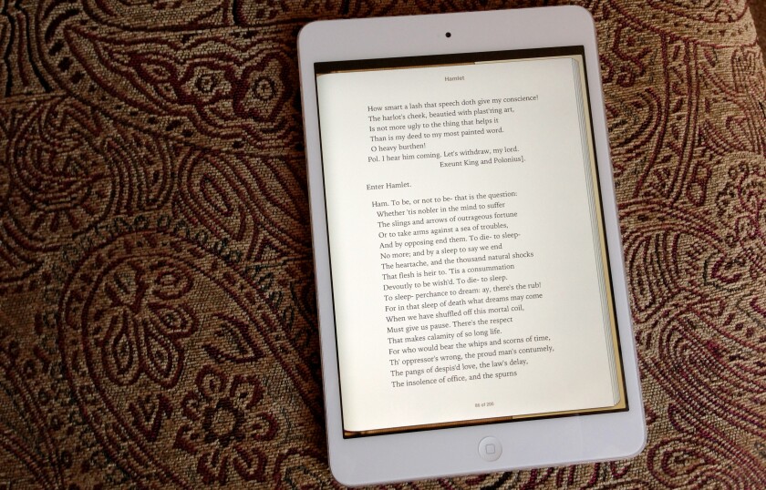 Despite its mediocre display, the iPad mini is great for reading