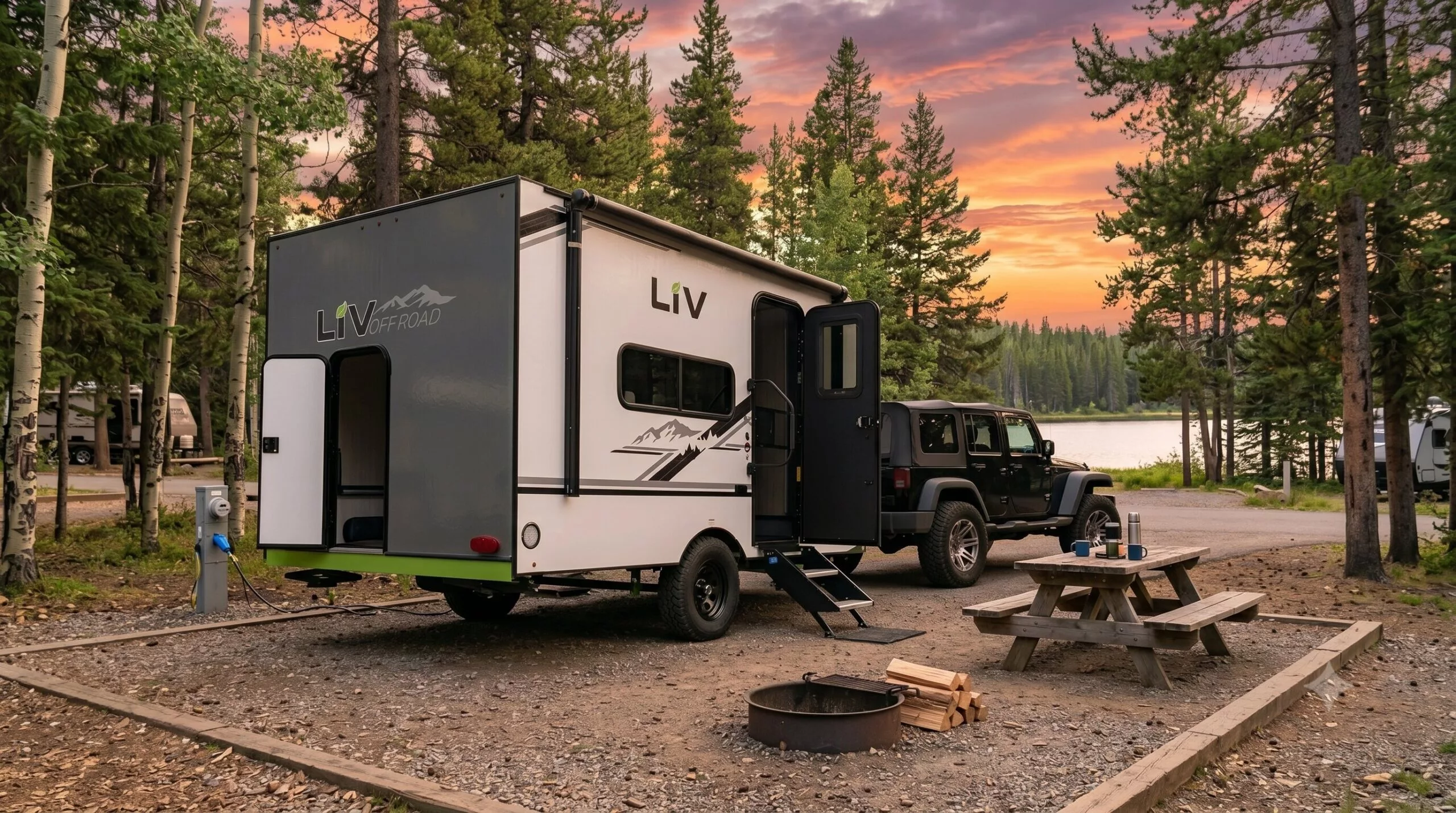 LIV teases its all-new E-Leaf Offroad thermoplastic travel trailer