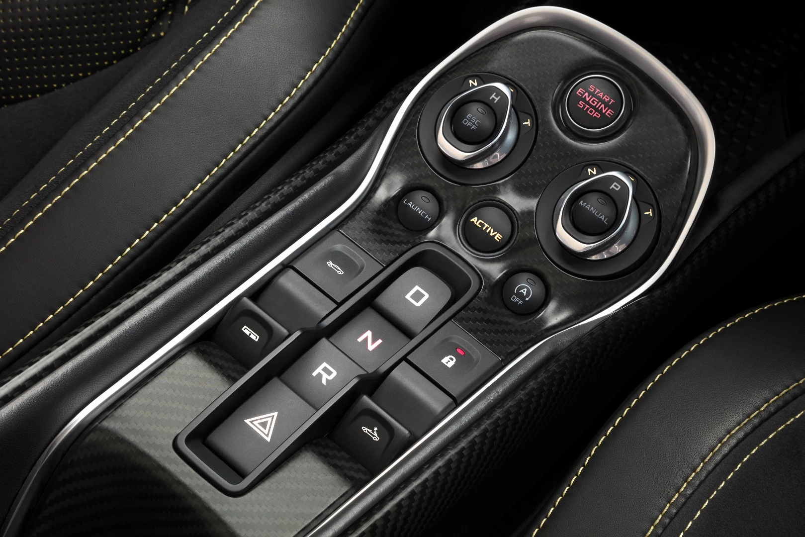 The only change to the 570S Spider's cabin is the roof switch
