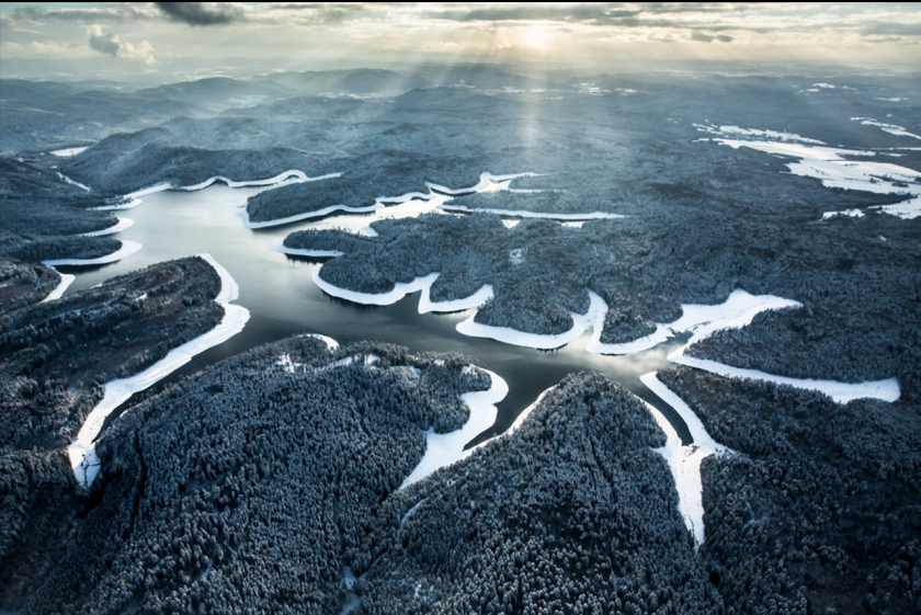 Finalist in the Landscapes, Waterscapes and Flora category: Alliance of Energies, Lac de Pierre-Percée, Vosges, France