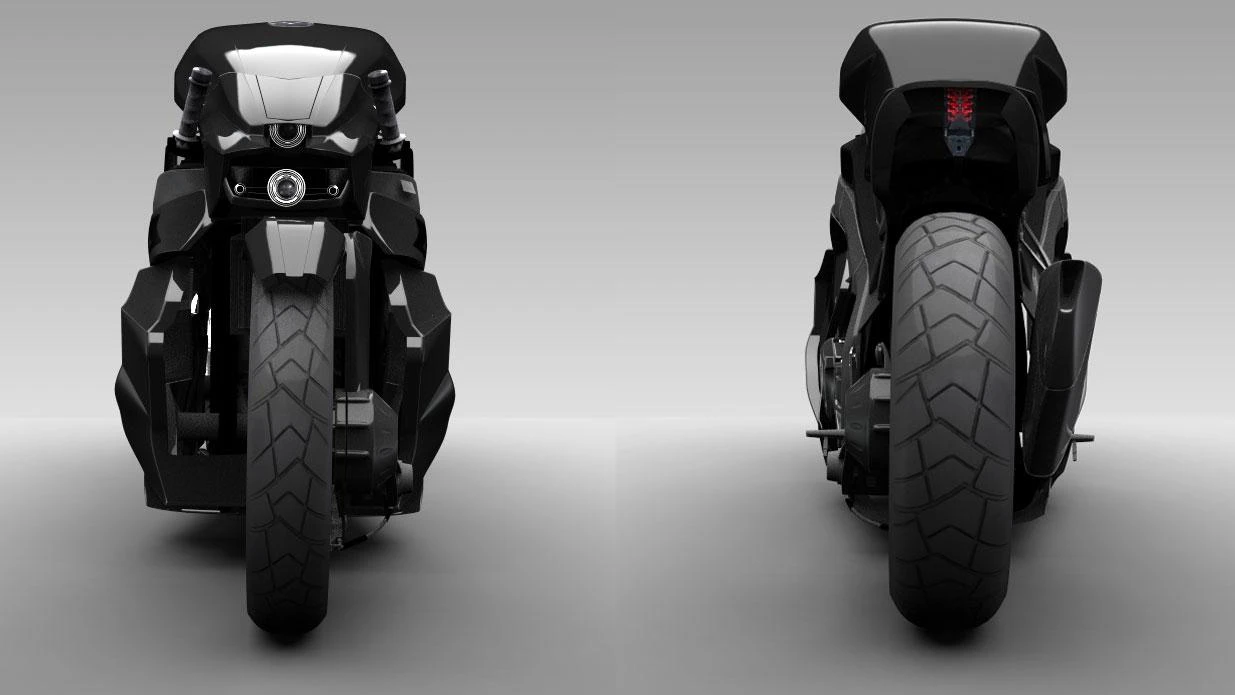 The Ostoure super-naked motorcycle concept(credit: M. R. Shojaie)