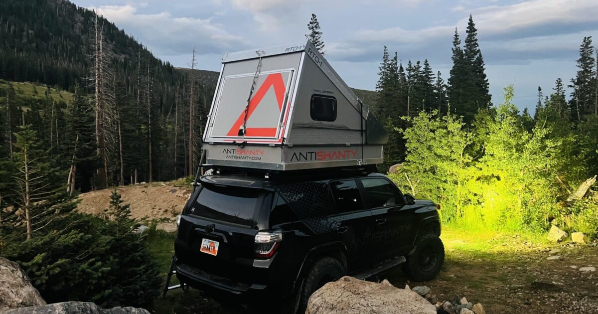 Beefy hard-wall rooftop tent hauls more to camp than a Thule cargo box