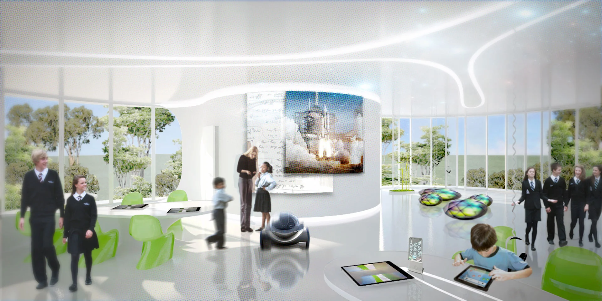 LAVA's relocatable school received an honorable mention from the judges