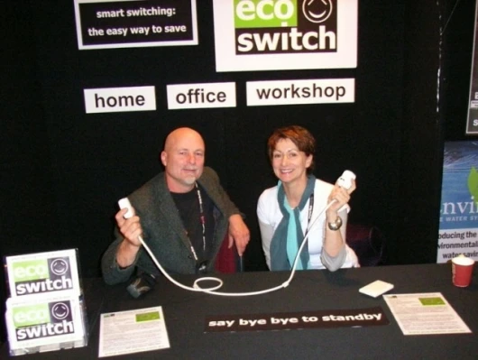 The eco-switch is a simple and inexpensive energy-saving device that lets you relocate the power point switch to a more convenient spot