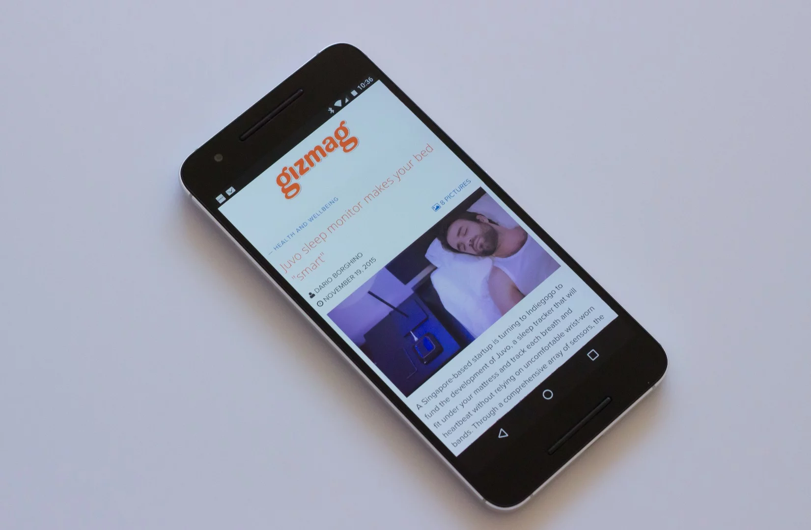 The Nexus 6P's 5.7-inch, Quad HD, AMOLED display