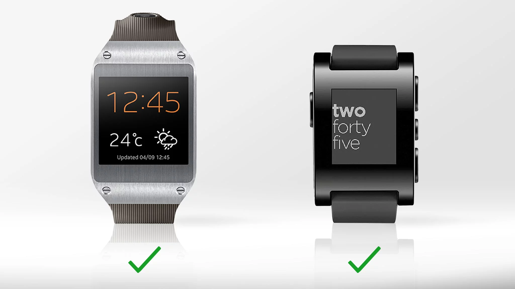 Both watches run apps, but in very different ways