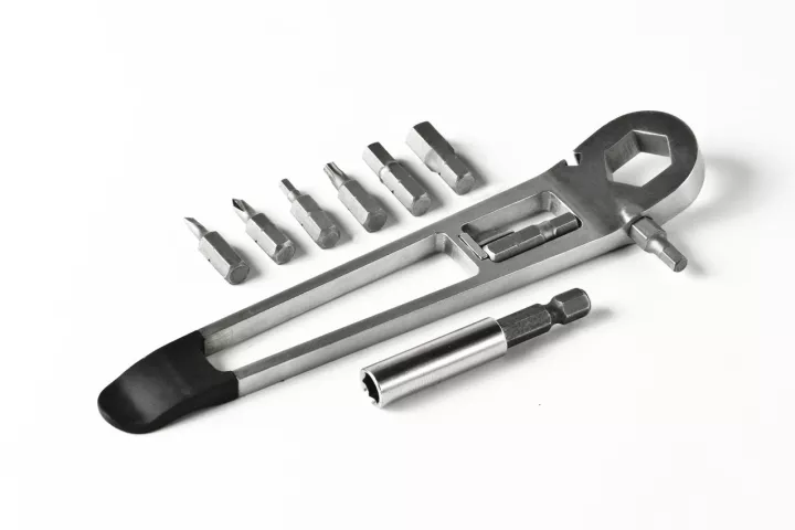 The Nutter is a cycling multi-tool that's combined with a tire lever