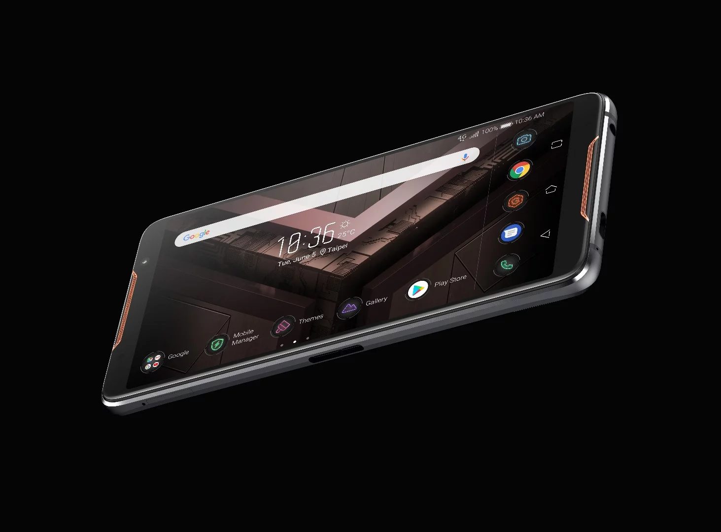 The ROG Phone features a 6-inch AMOLED display with 2,160 x 1080p resolution in an 18:9 aspect