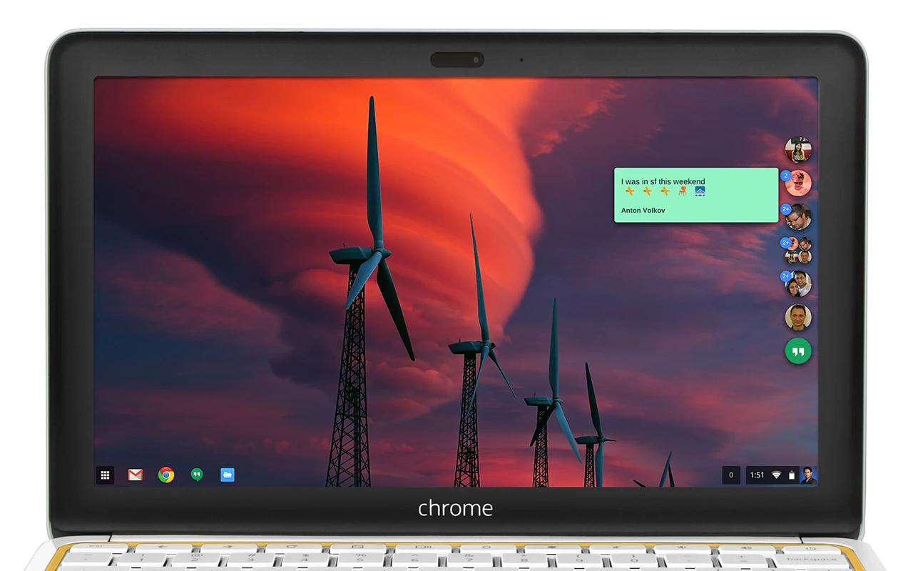 Google's new Hangouts app is designed to work outside the browser