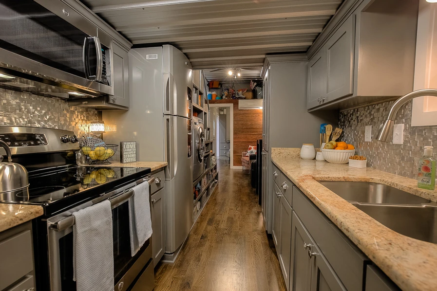 There looks to be plenty of storage space available