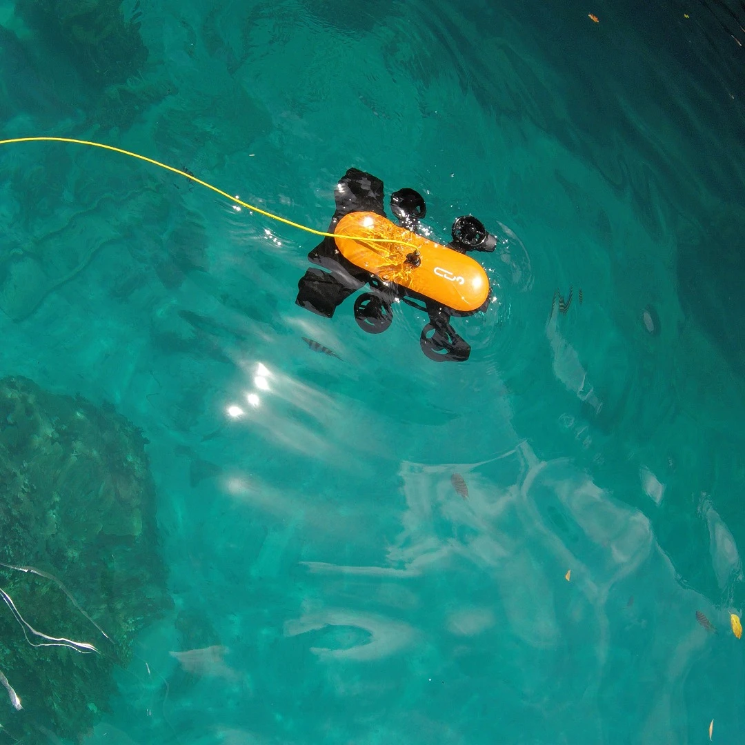 The planned retail price for the full 150-m version of the Titan underwater drone is $2,999